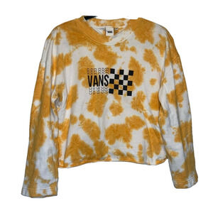 VANS Tie Dye Crew Neck Pullover Sweatshirt Size Small